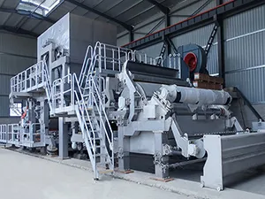 Crescent Former Tissue Machine (width 2850mm) for South African Customer